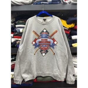 Size XL Vintage STARTER Mark‎ McGwire RECORD BREAKING 62 Homerun 1998 Sweatshirt
